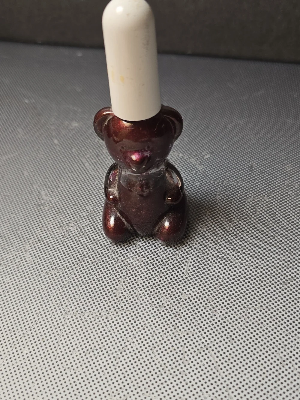 Y2k Fingr's Teddy Bear Metallic Red Nail Polish Nostalgia Rare Collectible